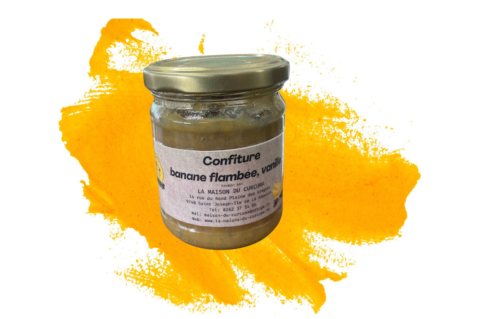 confiture de Banane flambée à la vanille