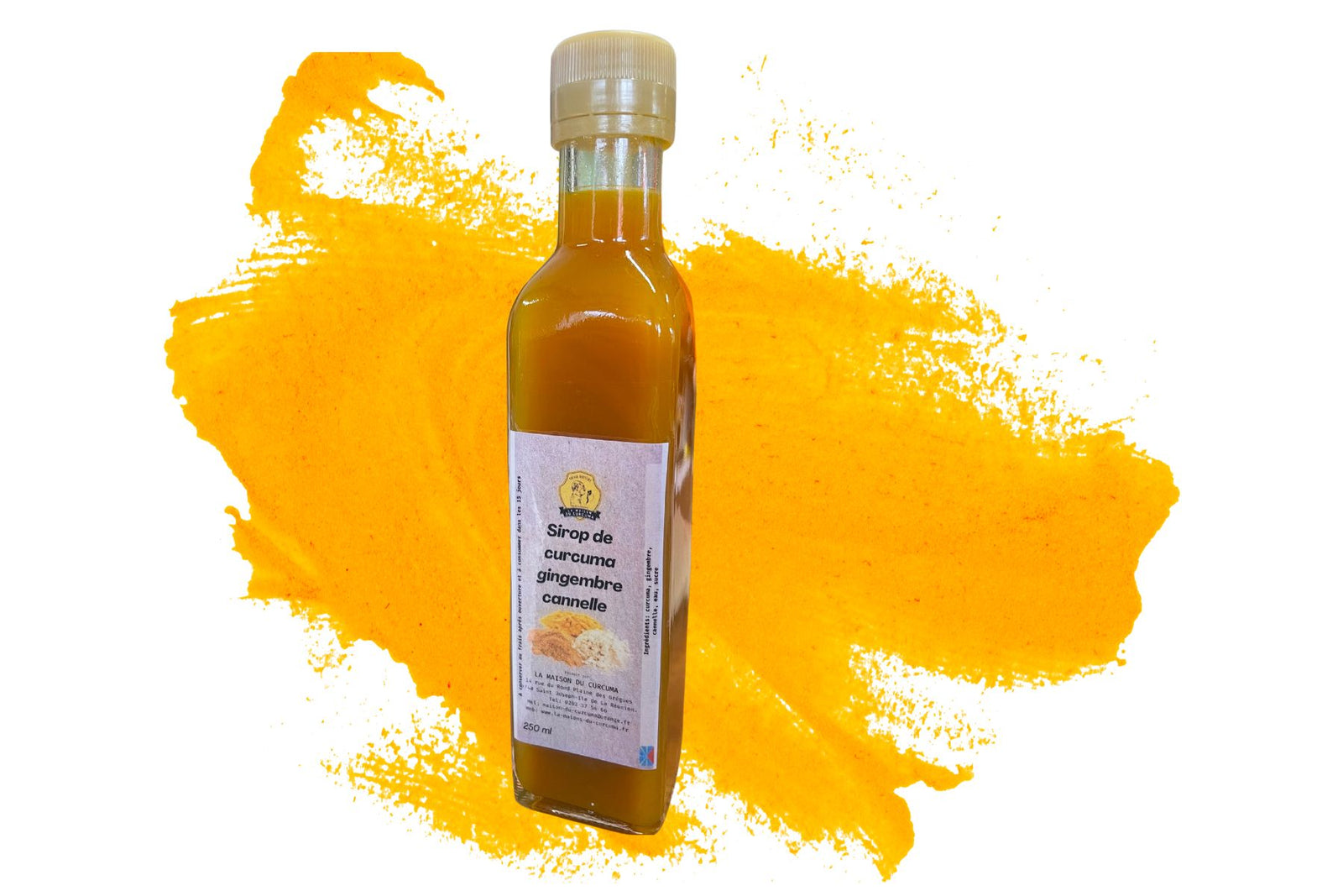 Sirop de curcuma gingembre cannelle