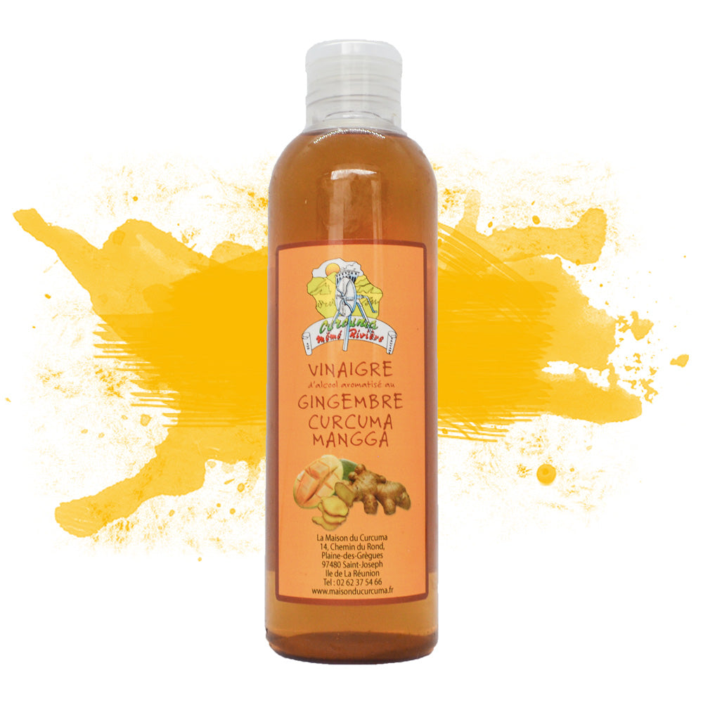 Vinaigre de gingembre mangue la maison du curcuma